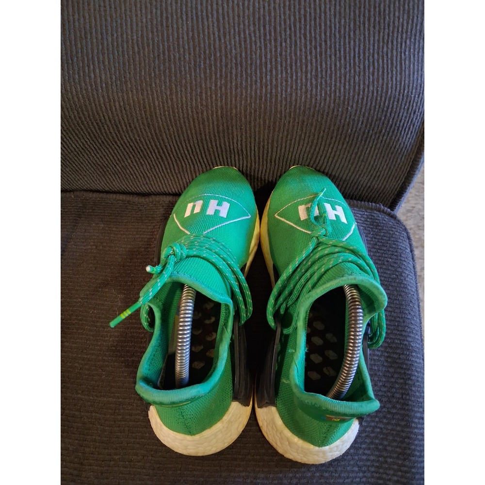 Adidas Pharrell Williams Human Race NMD Green Hu BB0620 Mens Size 6 Sneakers - Picture 5 of 8